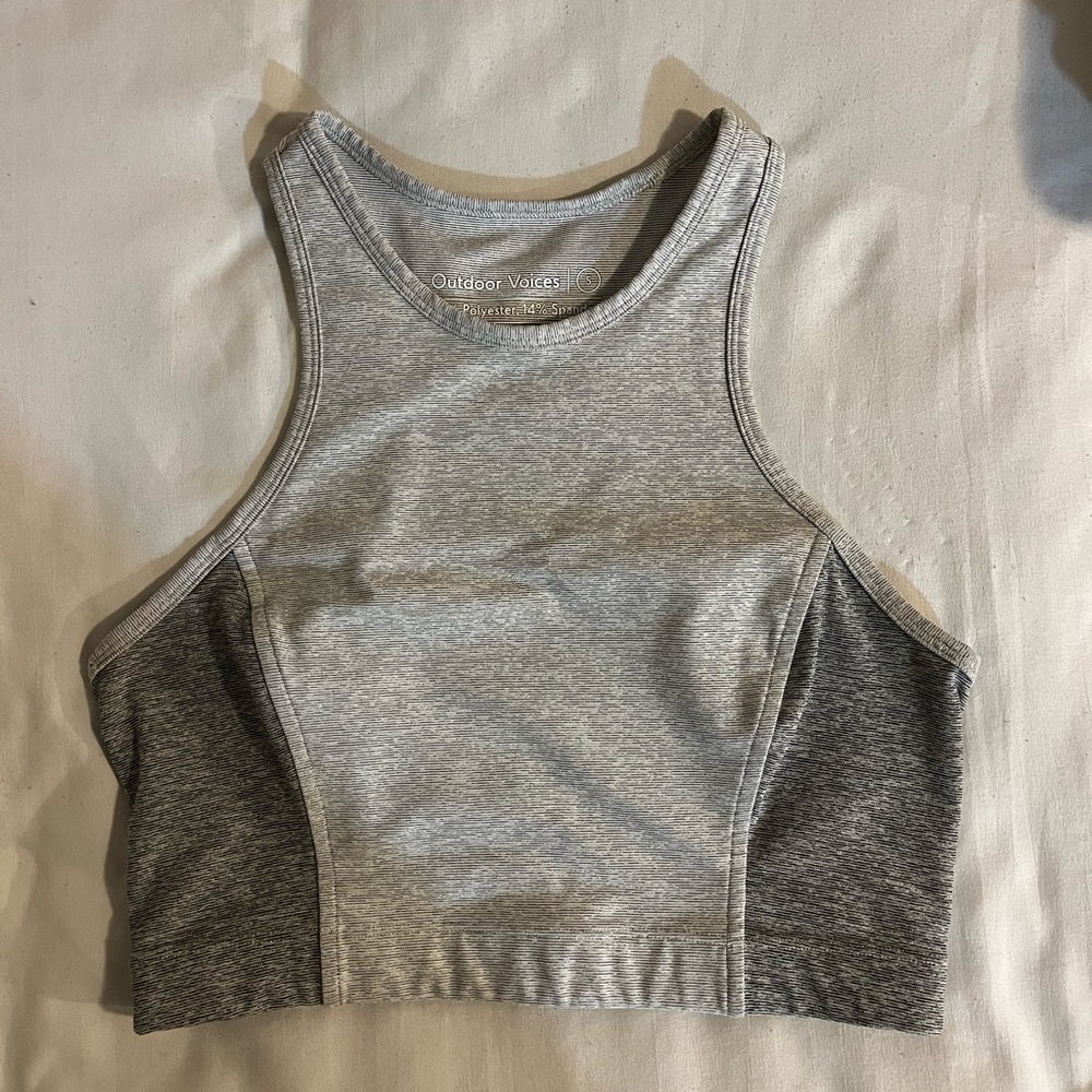 Outdoor Voices Grey Sports Top